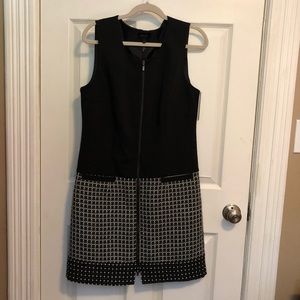 Laundry By Shelli Segal Black Zipper Dress